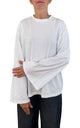 Off-On - T-shirt manica campana - Bianco