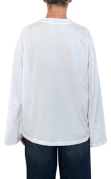 Off-On - T-shirt manica campana - Bianco