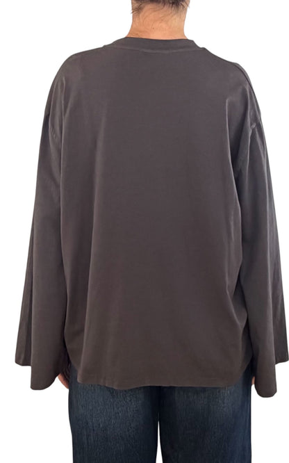 Off-On - T-shirt manica campana - Moro