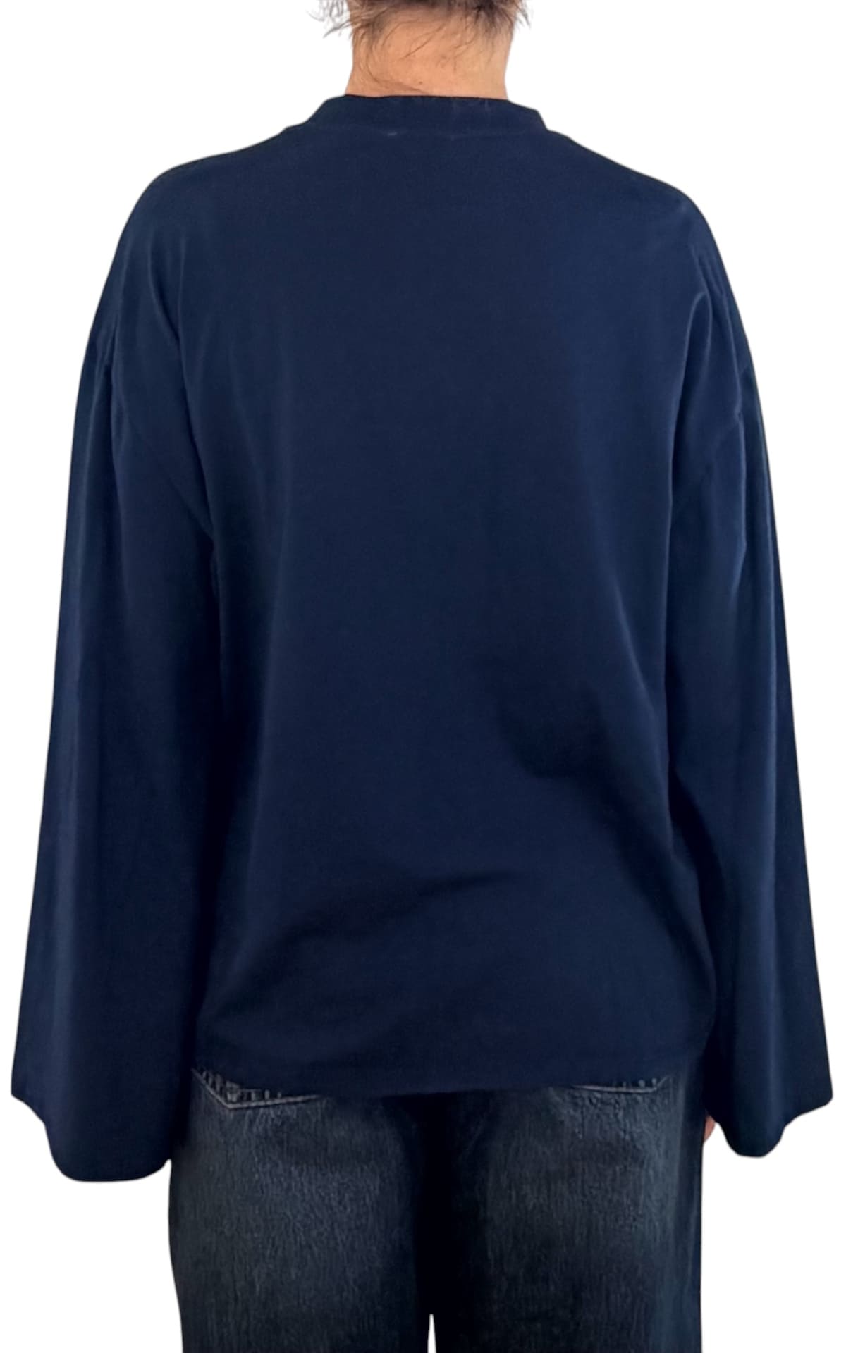Off-On - T-shirt manica campana - Blu