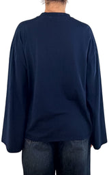 Off-On - T-shirt manica campana - Blu