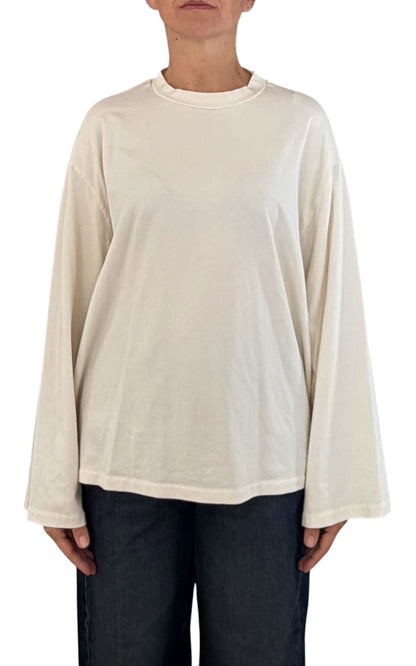 Off-On - T-shirt manica campana - Burro