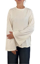 Off-On - T-shirt manica campana - Burro
