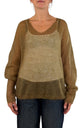 Initial - Maglia mohair V - Olio