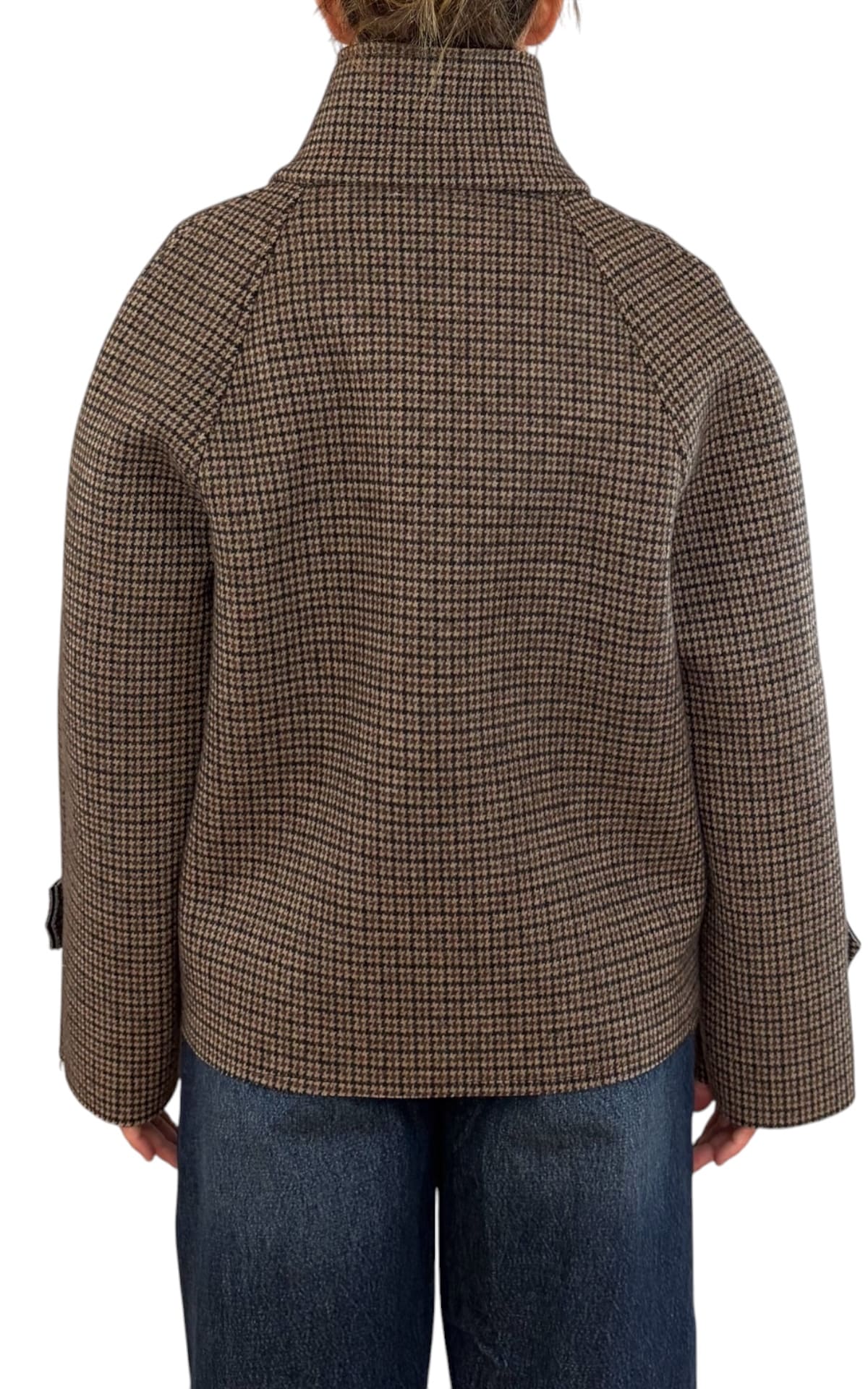 Off-on - Giacca pied de poule - Marrone