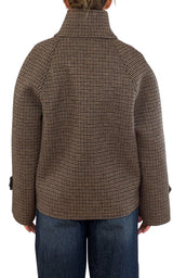 Off-on - Giacca pied de poule - Marrone
