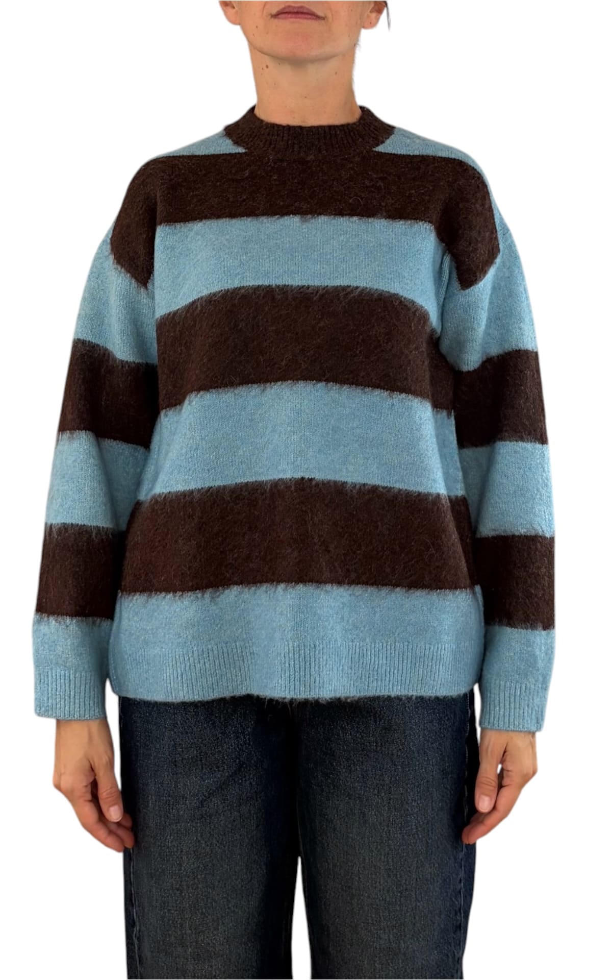 Compañia Fantastica - Maglia a righe - Marrone