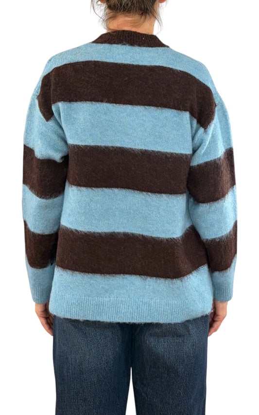 Compañia Fantastica - Maglia a righe - Marrone