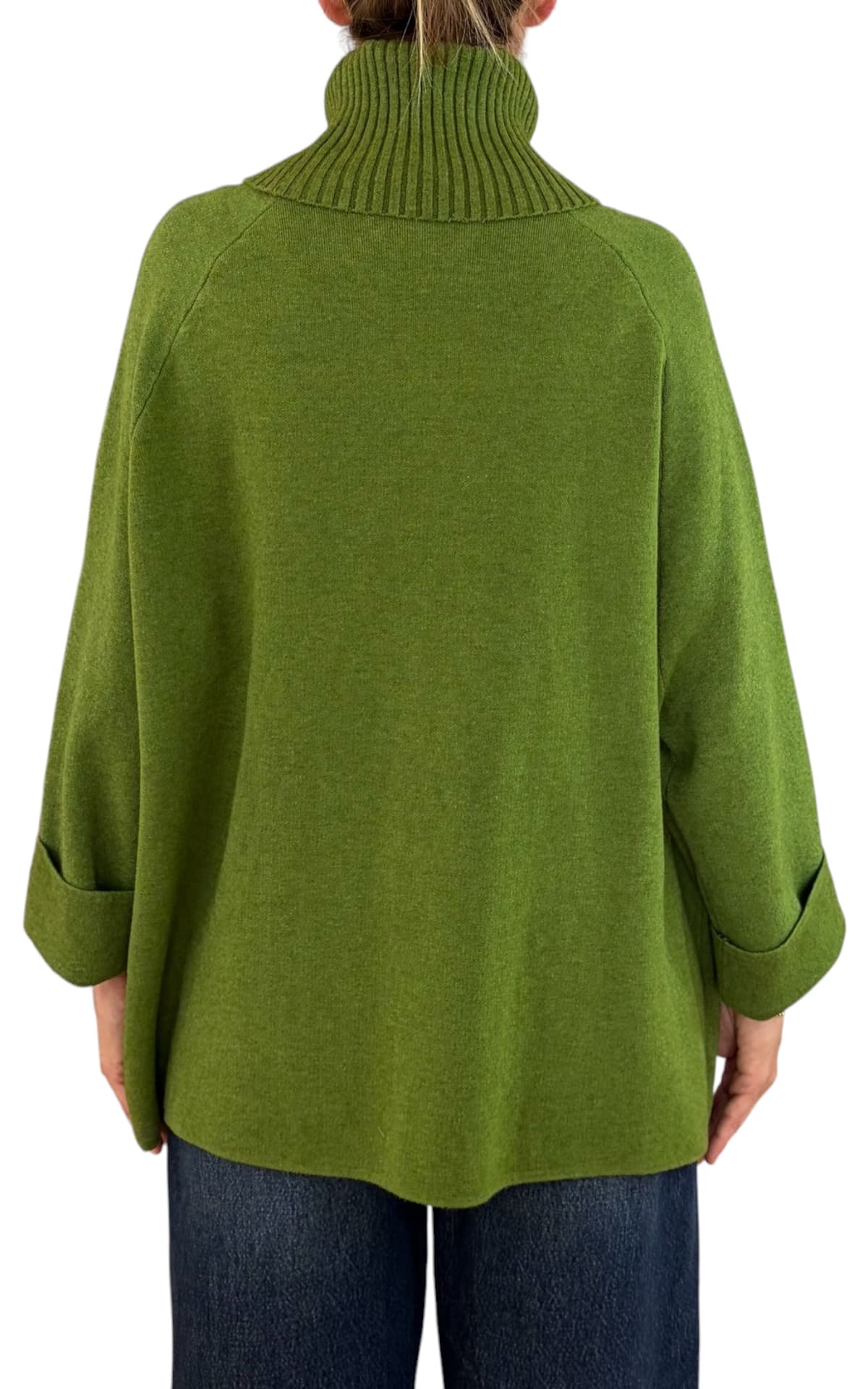Initial - Maglia over tasche - Verde