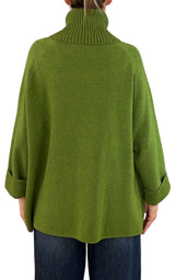 Initial - Maglia over tasche - Verde