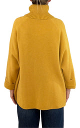 Initial - Maglia over tasche - Giallo