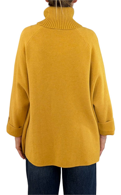 Initial - Maglia over tasche - Giallo