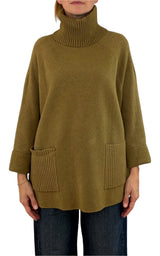 Initial - Maglia over tasche - Olio