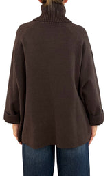 Initial - Maglia over tasche - Moro