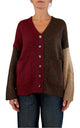 Off-on - Cardigan 3 colori - Vino / moro / beige