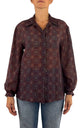 Initial - Camicia fantasia - Vino