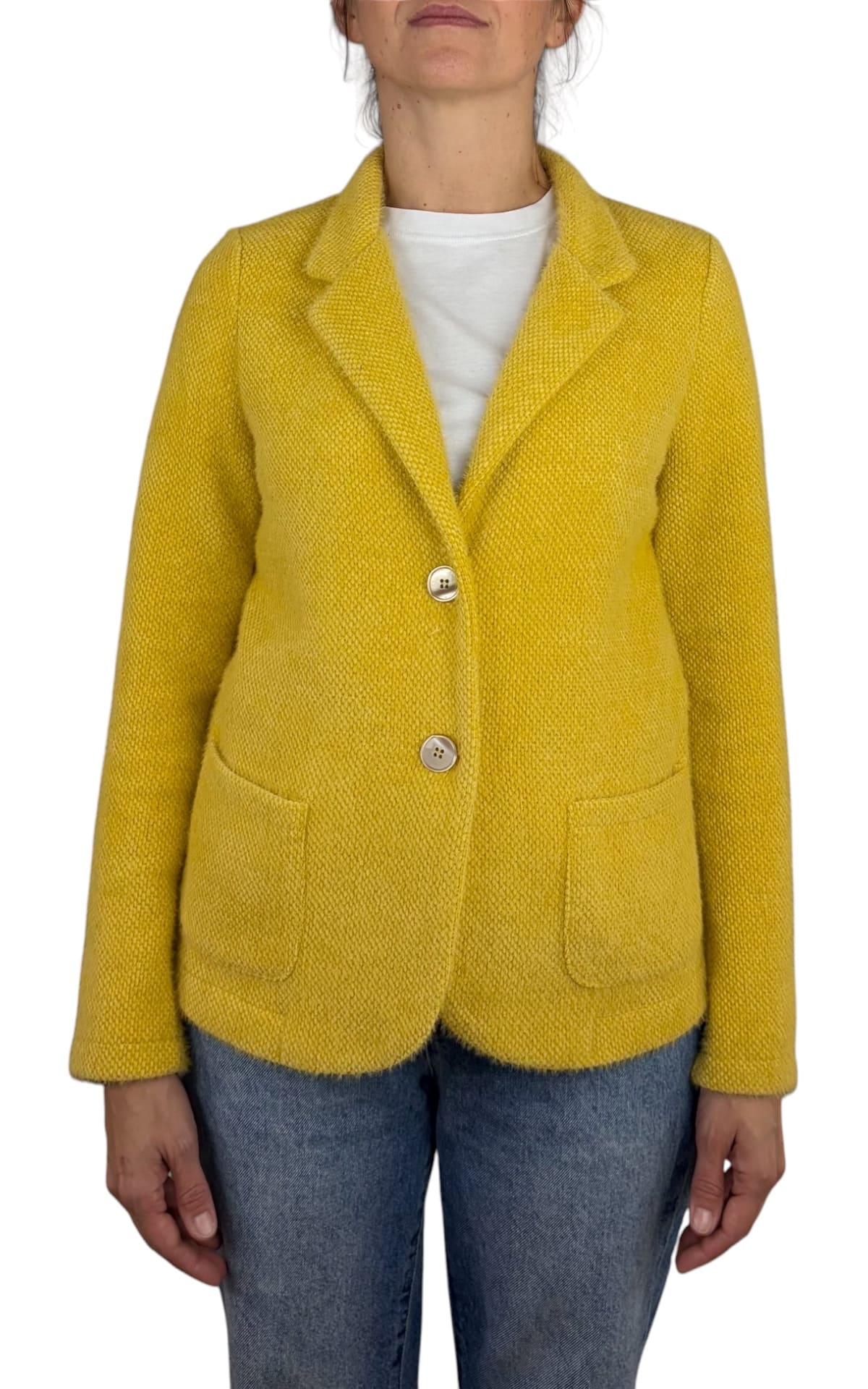 Susan Di - Giacca sale e pepe - Giallo
