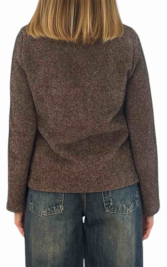 Susan Di - Giacca sale e pepe - camel