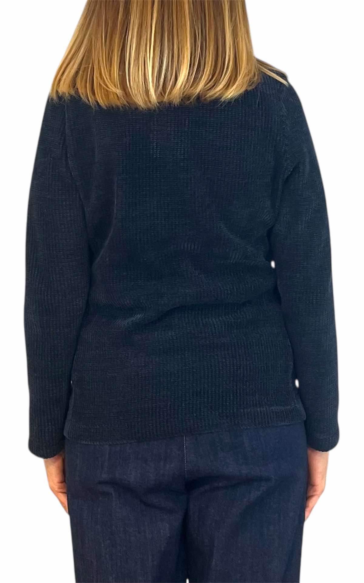 Susan Di - Giacca in ciniglia - blu