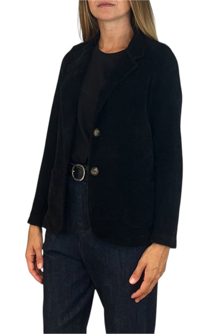 Susan Di - Giacca in ciniglia - nero