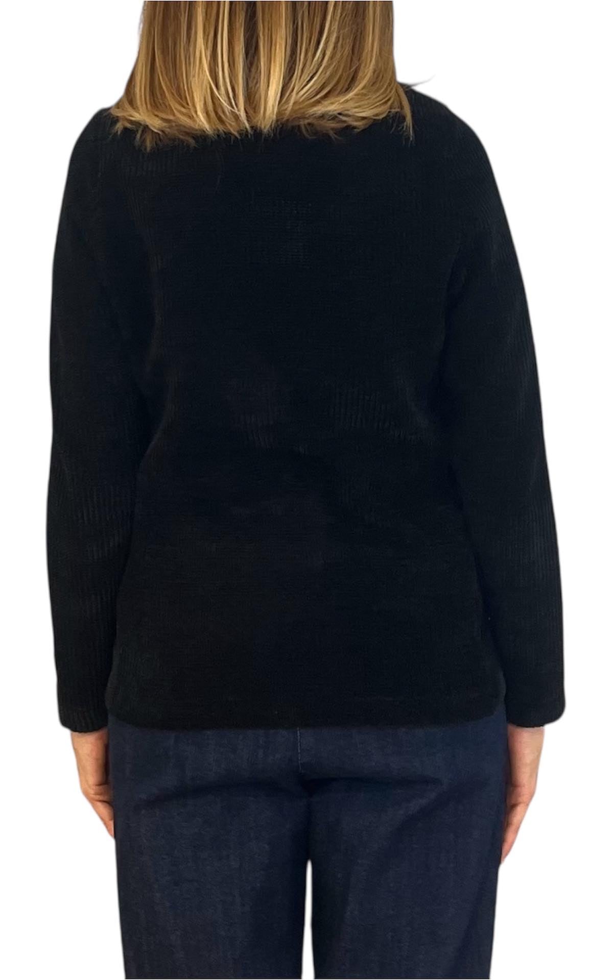 Susan Di - Giacca in ciniglia - nero