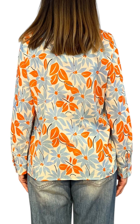 Susan di - Camicia fantasia - Celeste