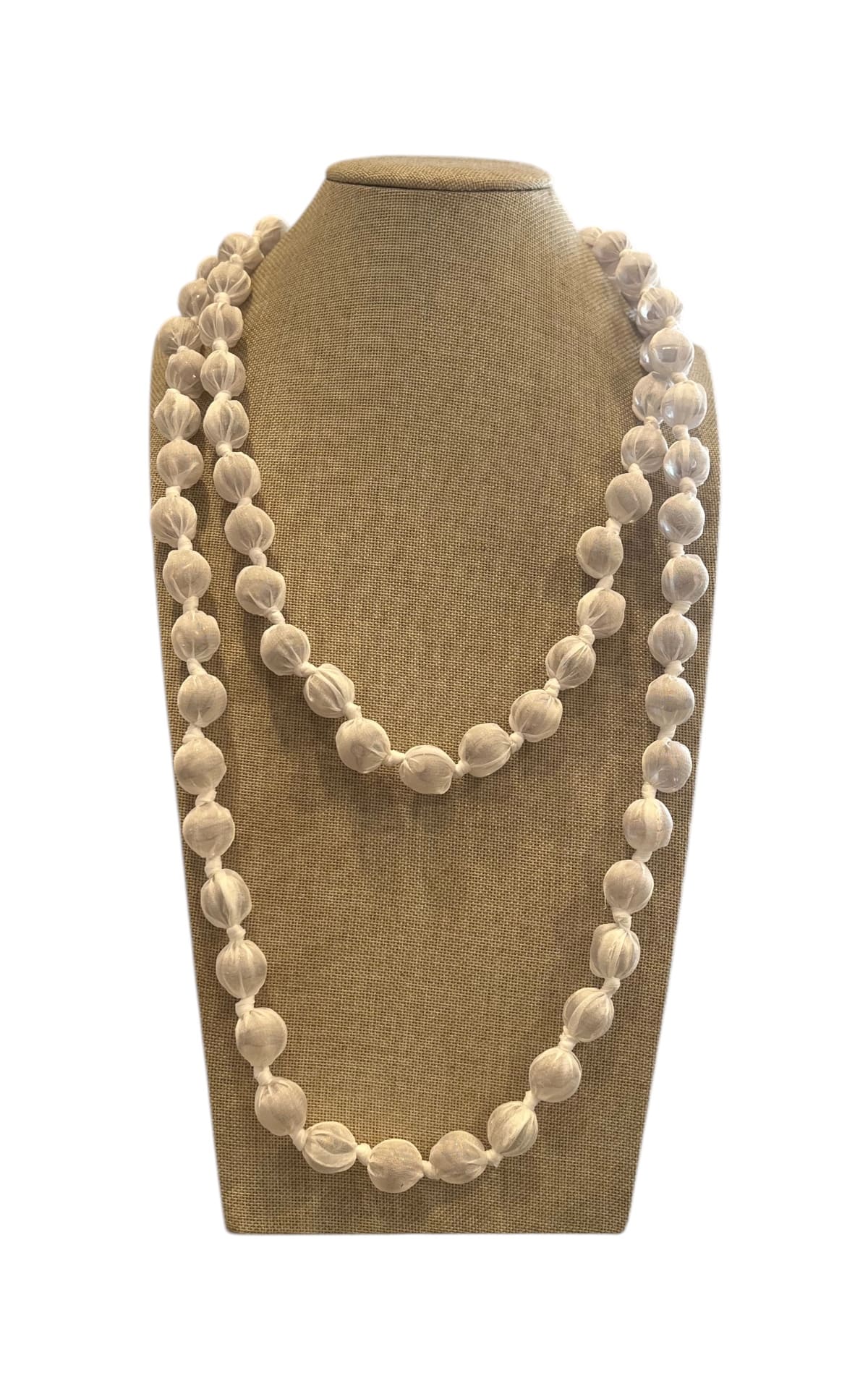 Susan Di - Collana palle - Bianco