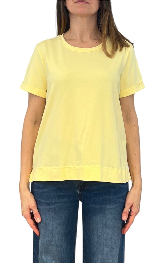 Off-on - Maglia scatola - Giallo