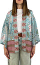 Wu'Side - Kimono corto sfoderato - Rosa/Celeste