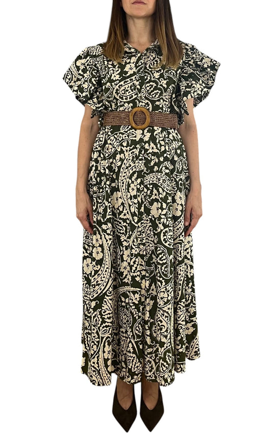 Susan Di - Abito fantasia - Verde