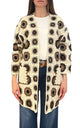 Off-On - Cardigan macramè - Testa di moro