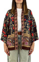 Wu'Side - Kimono corto sfoderato - Blu/Rosso