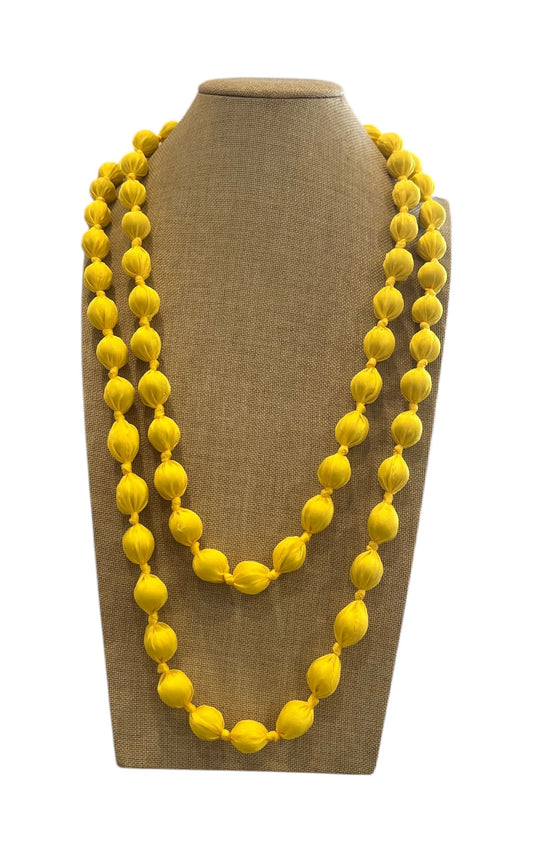 Susan Di - Collana palle - Giallo