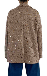 Off-on - Giacca paiettes - Beige