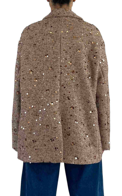 Off-on - Giacca paiettes - Beige