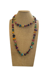 Susan Di - Collana pietre - Multicolor scuro