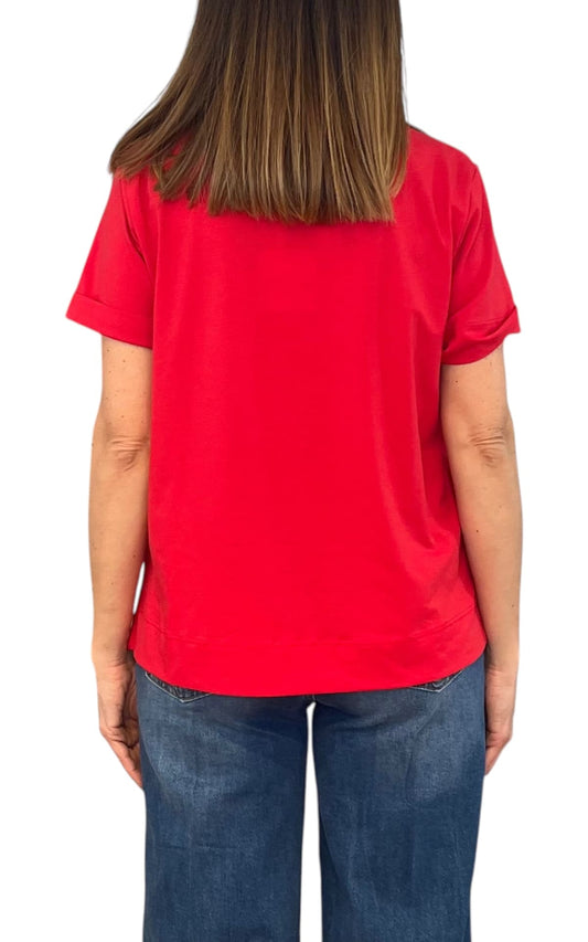 Off-on - Maglia scatola - Rosso