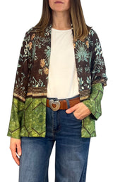 Wu'Side - Kimono corto - Marrone