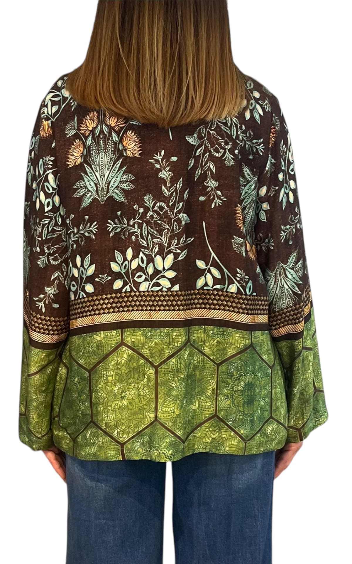 Wu'Side - Kimono corto - Marrone