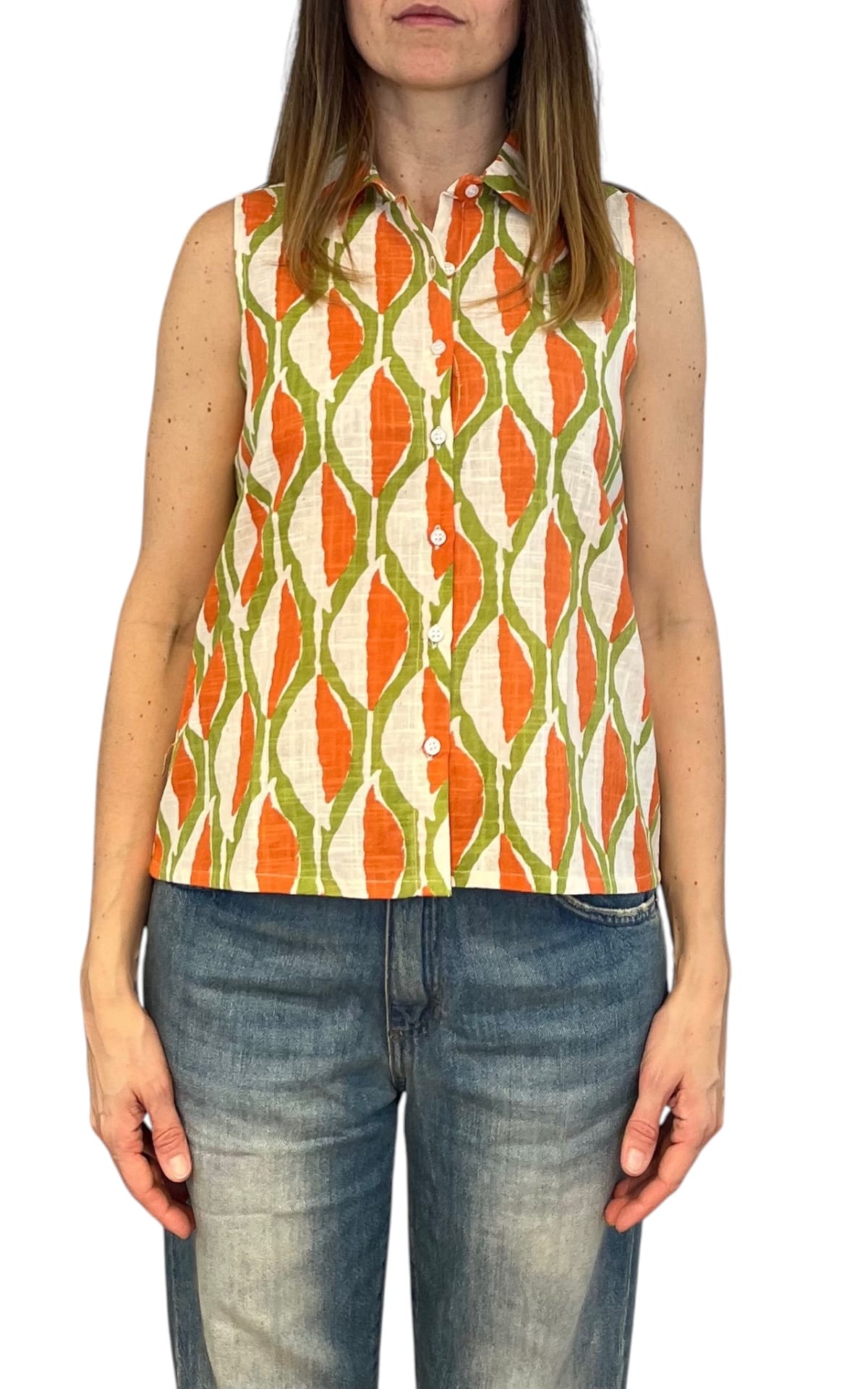 Compañia Fantastica - Camicia stampa rombi - Burro