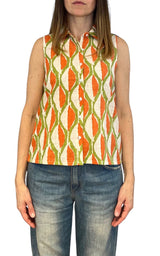 Compañia Fantastica - Camicia stampa rombi - Burro