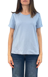 Off-on - Maglia scatola - Celeste