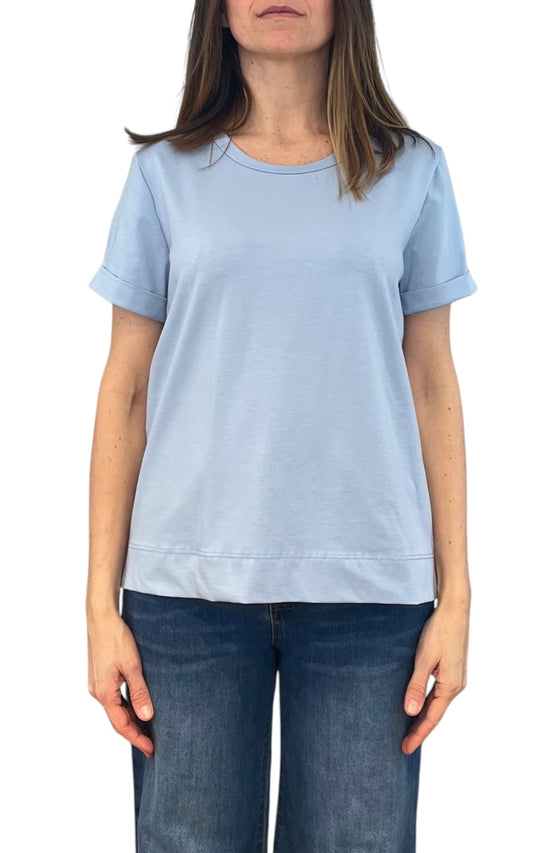 Off-on - Maglia scatola - Celeste