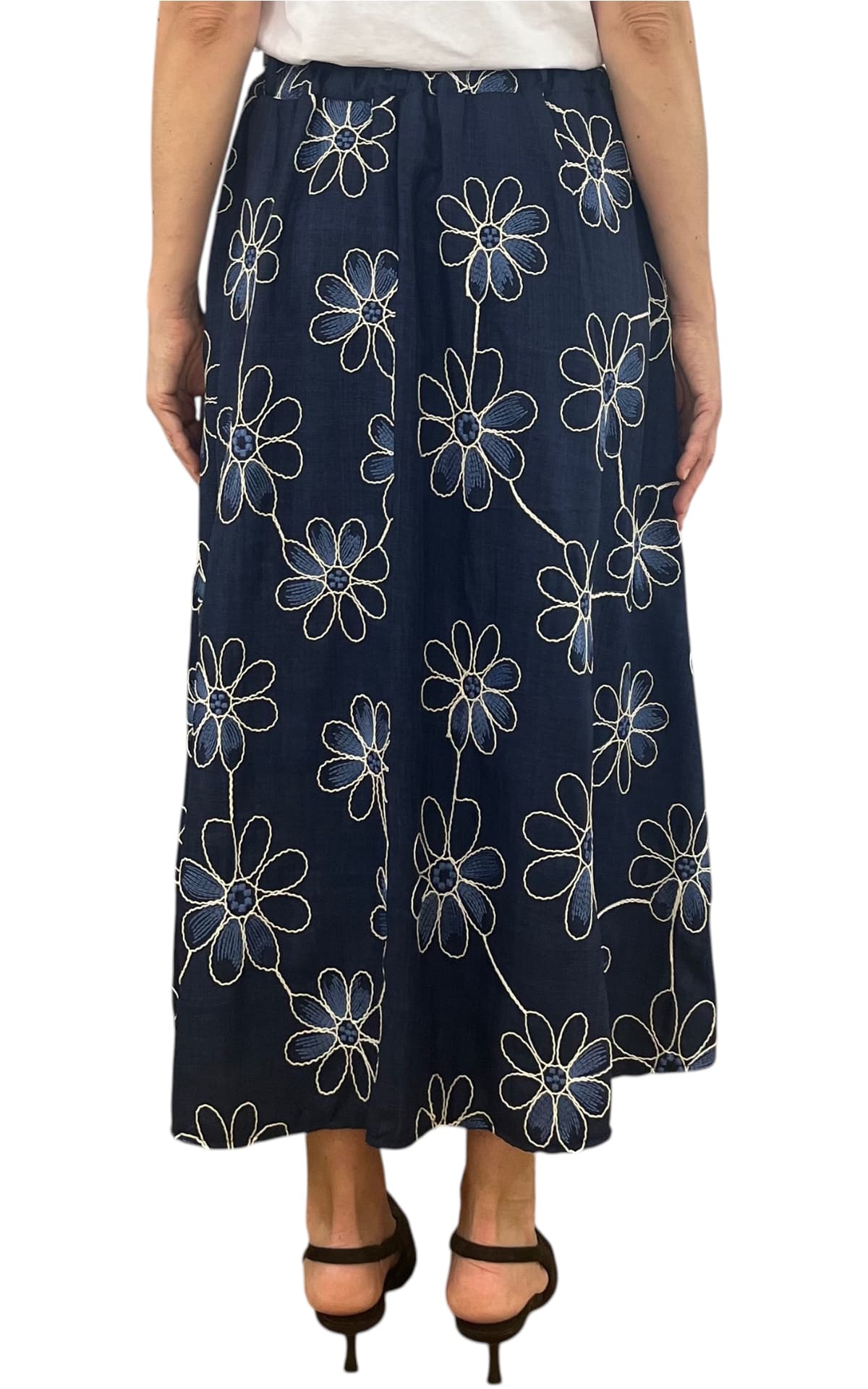 Off-On - Gonna fiori - blu