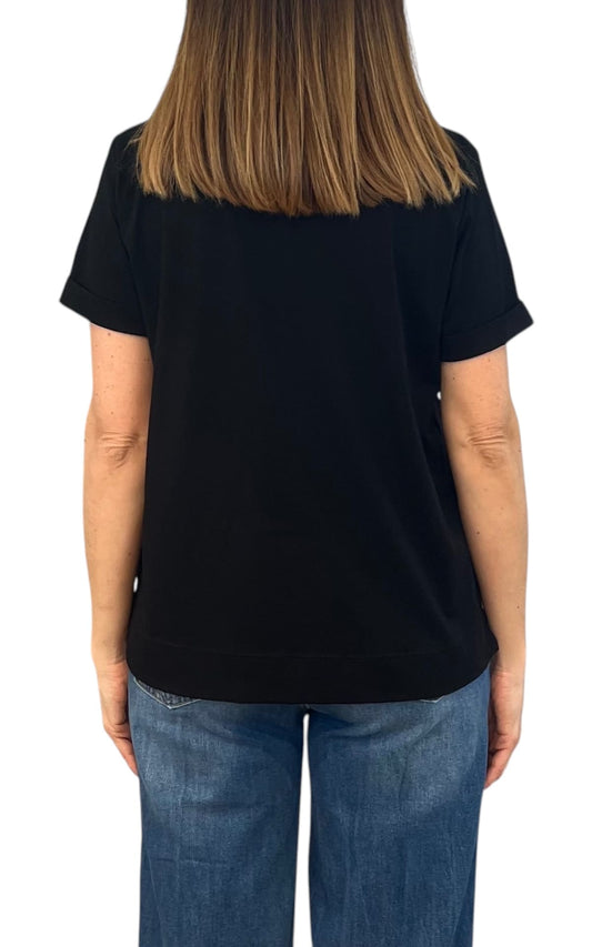 Off-on - Maglia scatola - Nero