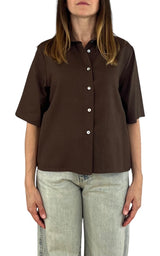 Susan Di - Camicia lino - Moro