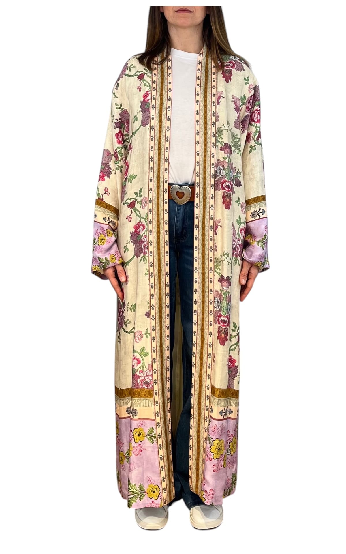 Wu'Side - Kimono extralungo - Burro