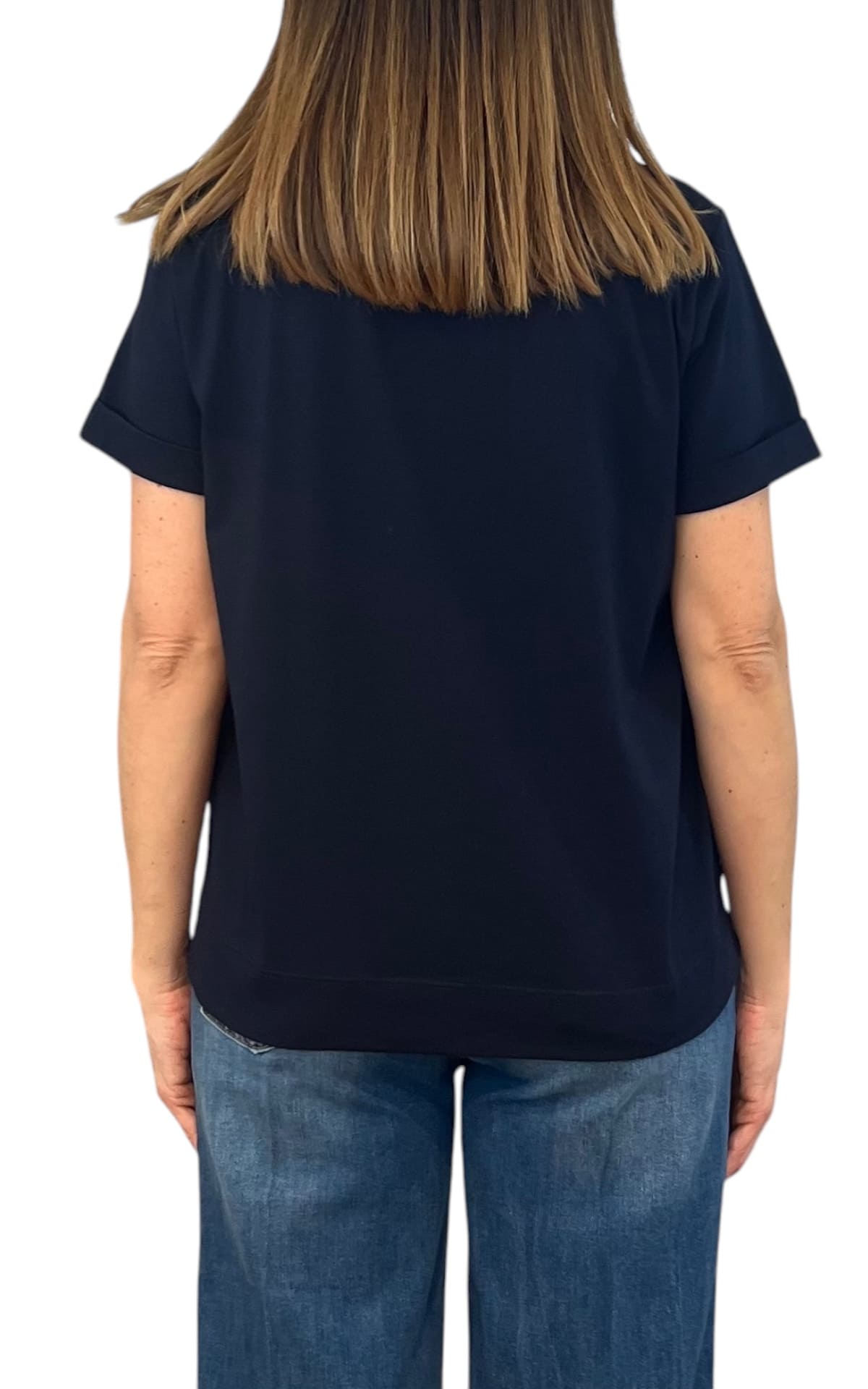 Off-on - Maglia scatola - Blu