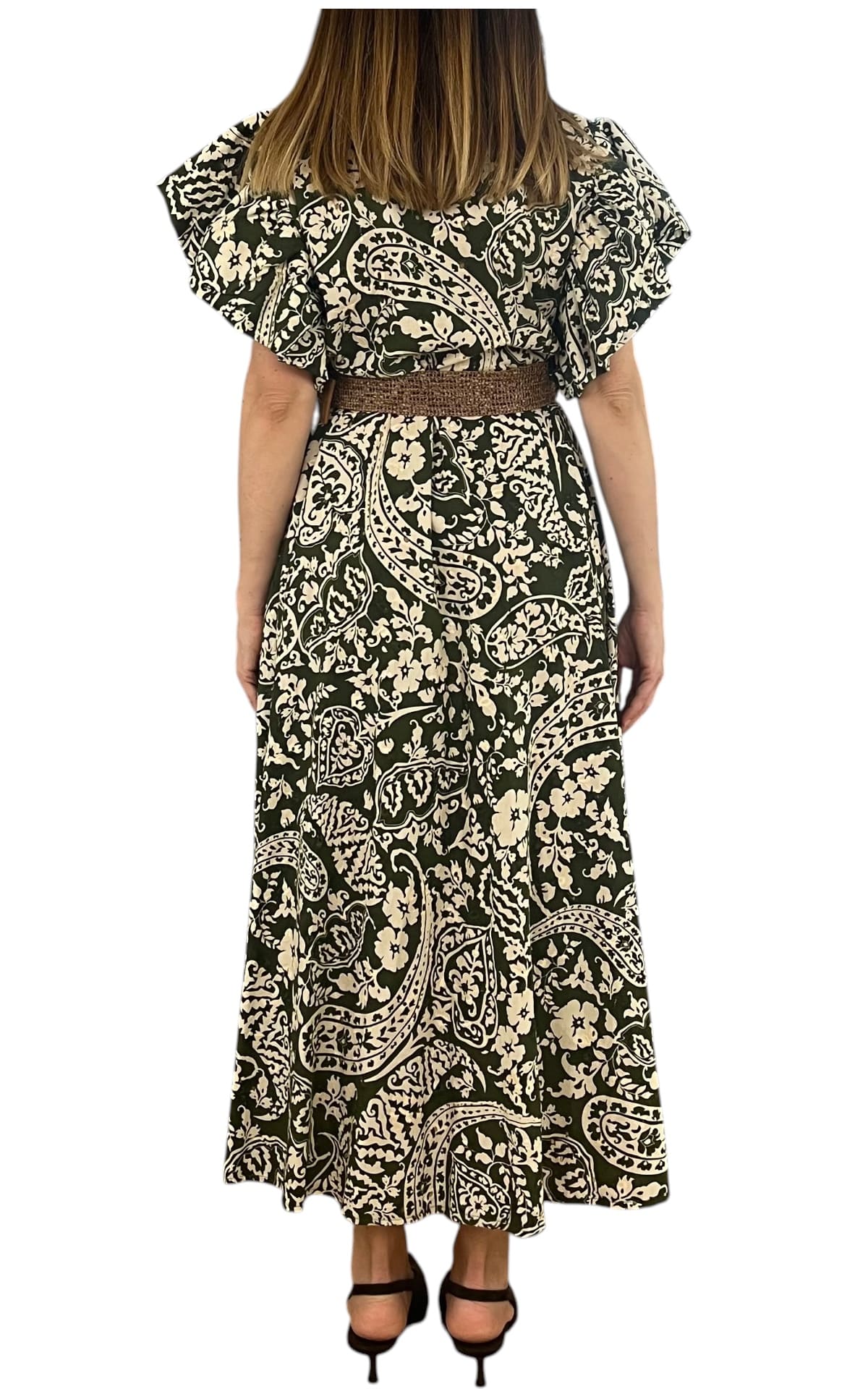 Susan Di - Abito fantasia - Verde