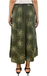 Off-On - Gonna fiori - Verde